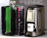 Flavia Coffee Carousel Display Rack