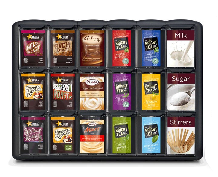 Demo Unit 5 Column Flavia Beverage Merchandiser Rack
