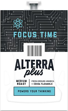 Alterra Coffees for Flavia Creation Drinks Station by Mars. Coffee lovers paradise of variety, easy use, & no coffee mess!  Experience all the benefits of coffee without the hassles with our full selection of Alterra Coffees filterpacks. - Alterra Focus Time Coffee for Flavia by Lavazza