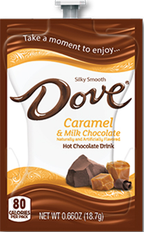 Dove Caramel & Milk Hot Chocolate - K123