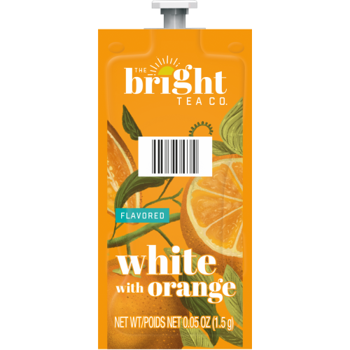 The Bright Tea Co. White with Orange Tea for Flavia by Lavazza